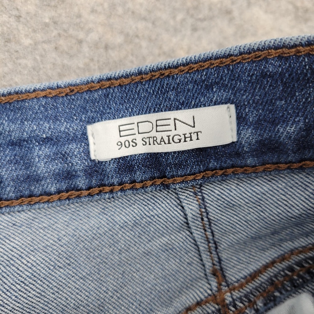 sofia by sofia vergara High-Rise Straight Leg Jeans - Medium Blue - Picture 3 of 8